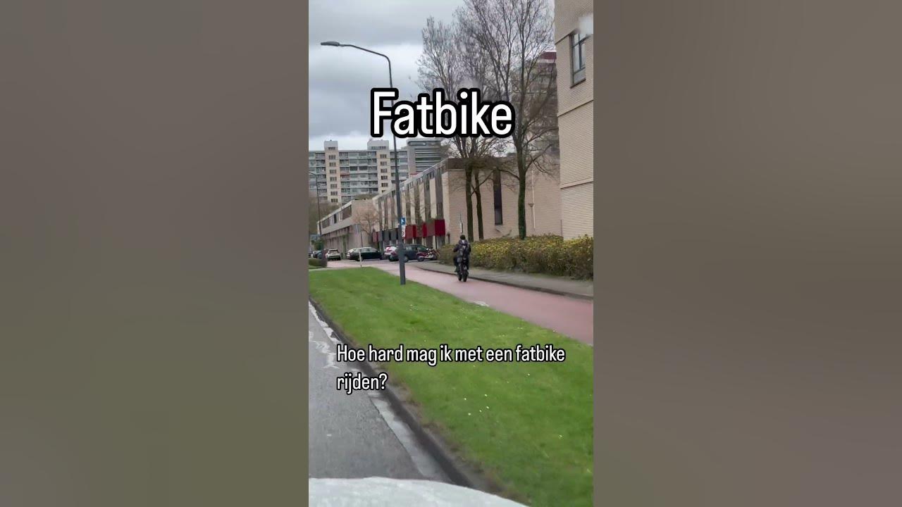 Hoe hard mag ik met een fatbike rijden? YouTube