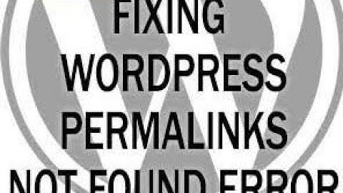 Wordpress permalinks not working 404 on apache. How to fix it? Hindi