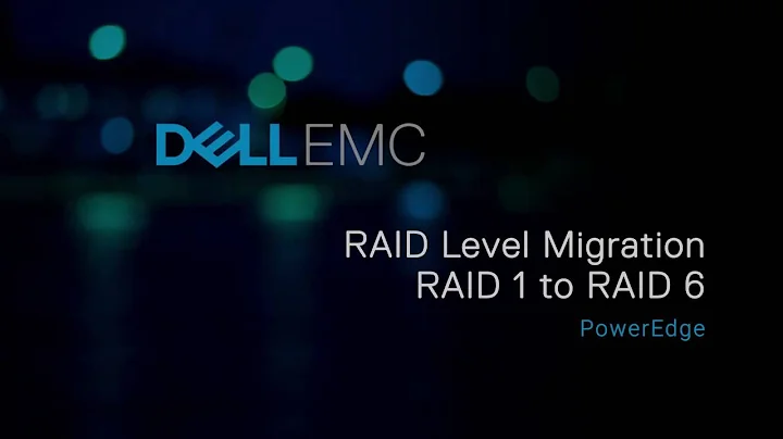 Reconfiguring RAID level from RAID 1 to RAID 6 on PERC controller