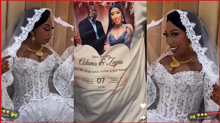 Exclusif - Mariage Zeyna Ndour voici les premières images Exclusives...