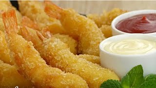 الجمبري? المقلي مقرمش ألذ من المطاعم روبيان مقلي كرسبي وسر خلطة كنتاكي متفكش في زيت  Fried Shrimp ??