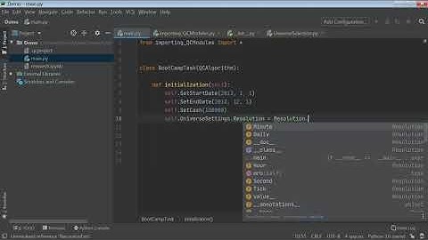 Quanconnect Python intellisense in PyCharm