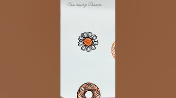 This one just turned into a flamboyant flower #spirograph #shorts #art #lineart #2025