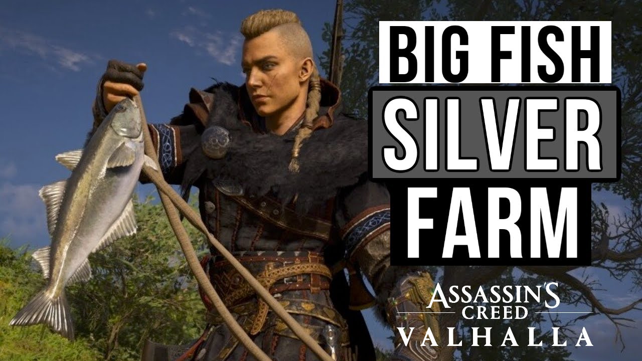 STILL WORKING Silver Farm Make Money Fast! Best Fishing Location AC Valhalla YouTube