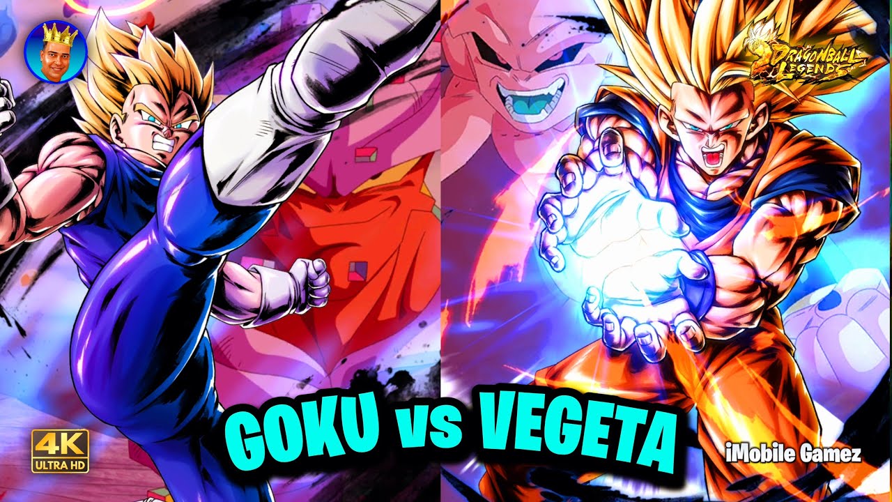 GOKU vs VEGETA Full Gameplay Mobile | Dragon Ball Legends | iMobile Gamez.