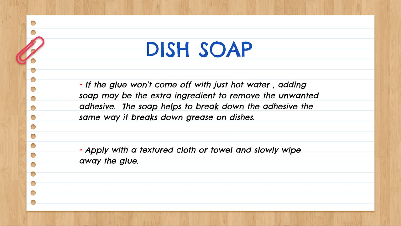 Removing Duct Tape Glue YouTube