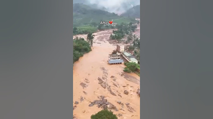 Wayanad Landslide: Before and After Shocking Transformation #shorts #wayanad #landslide