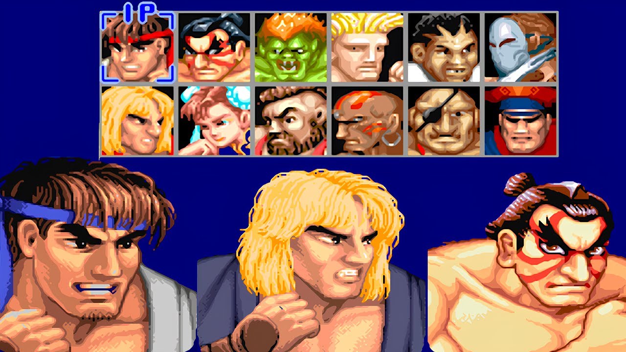 1 VIDEO 3 MATCH: RYU - KEN - E. HONDA: Street Fighter 2 Champion Edition (Hardest)- 4K 60 FPS 2025