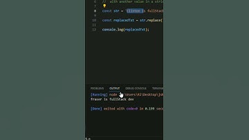 Javascript String replace method || What is  replace () method in JS || #ytshorts #shortsfeed #viral