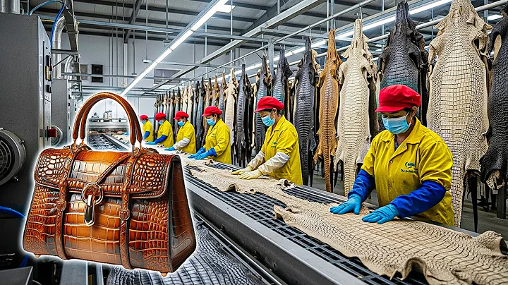 Inside the Crocodile Leather Factory-How Exotic Skins Become Luxury Purse/Bag (Full Process)