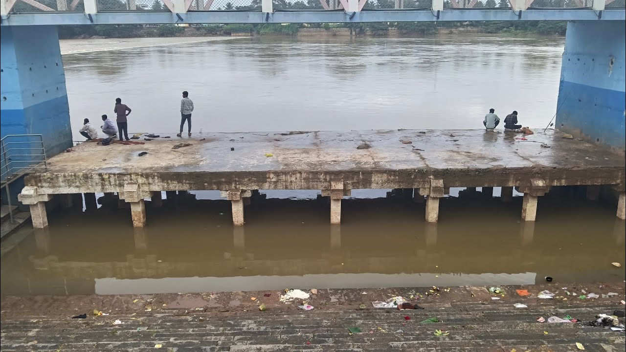 shimoga tunga river | ಶಿವಮೊಗ್ಗದ ಮೂಲಕ ಹಾದು ಹೋಗಿರುವ ತುಂಗಾ ನದಿಯ ನೀರಿನ ಹರಿವು (07/08/2026)