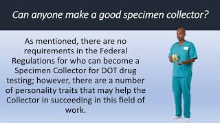 How to Become a Specimen Collector for DOT Drug Testing