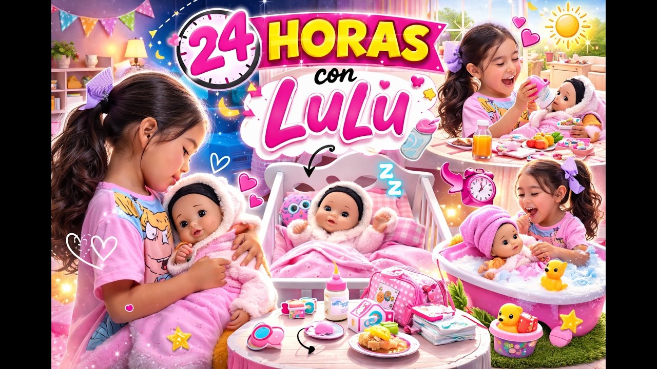 24 HORAS siendo MAMA DE LULU 👶💖 | Super Victoria