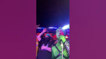 LIL DARKIE TAKES AND KISSES PHONE AT SPIDER GANG CONCERT