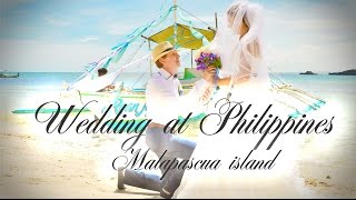 Philippines Wedding Malapaskua island