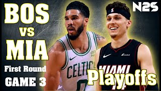 🛑PLAYOFFS - GAME 3 - Boston CELTICS vs Miami HEAT - NBA 2K24