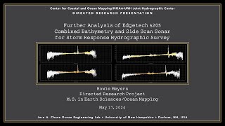 Further Analysis of EdgeTech 6205 Combined Bathymetry and Side Scan Sonar...