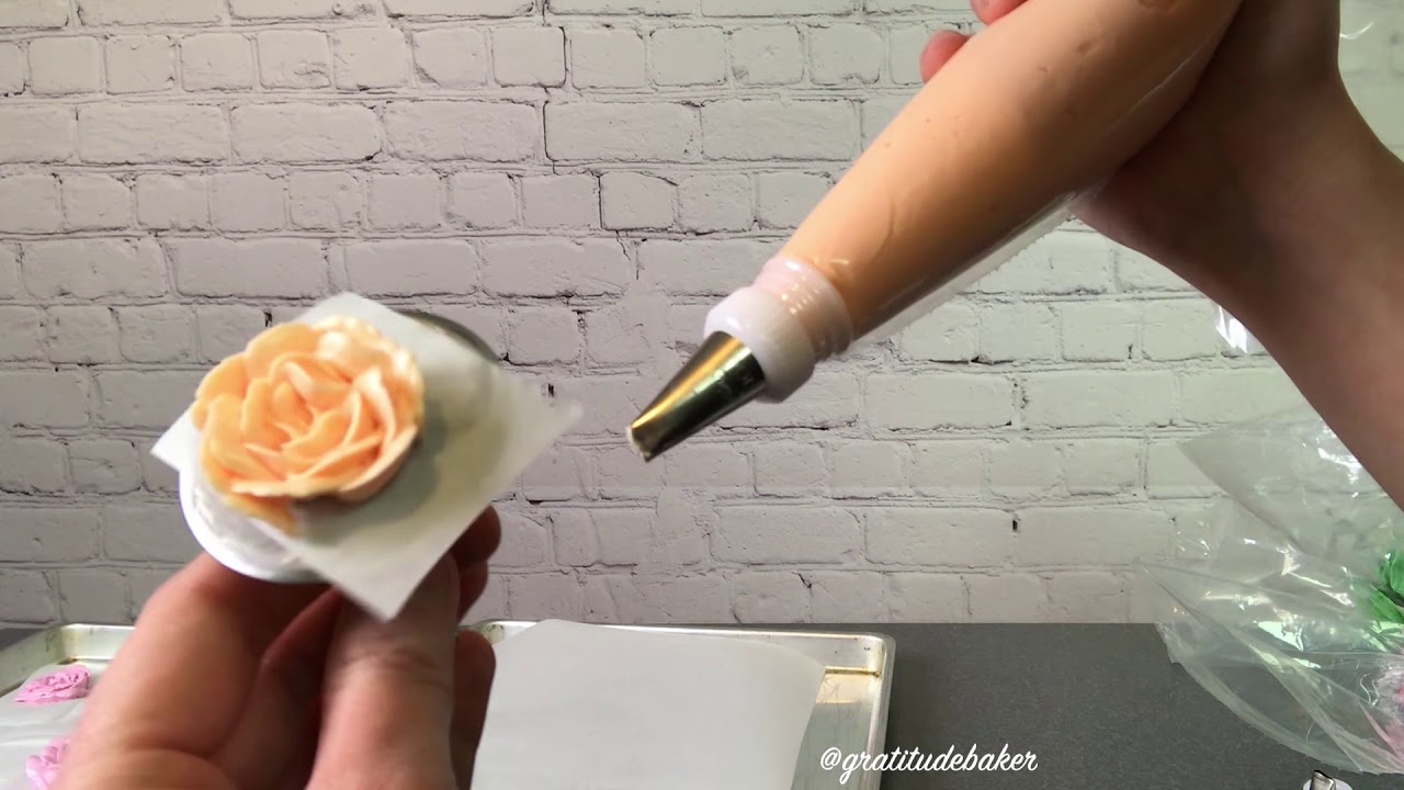 Piping Succulents, Cacti, and Roses with Italian Meringue Buttercream