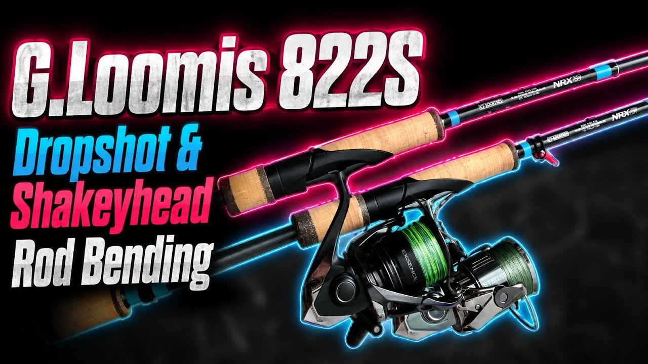 My TWO FAVORITE Finesse Spinning Rods!! (G.Loomis NRX+ 822S DSR
