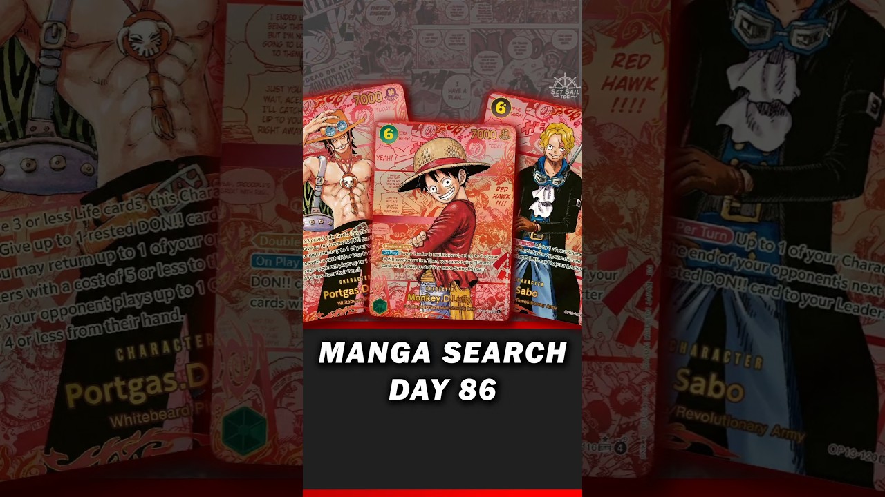 Day 86: OPENING ONE PIECE PACK UNTIL WE HIT A MANGA RARE! 