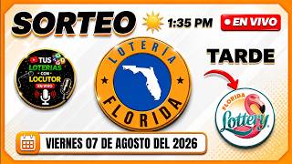 Florida Lottery Afternoon Draw 1 35 PM LIVE Friday August 7 2026