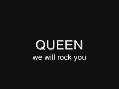 Queen - We Will Rock You (Lyrics)