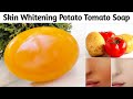 Skin Whitening &amp; Dark Spots Removal Potato Tomato Soap for Fair, Spotless &amp; Glowing Skin | Soap DIY