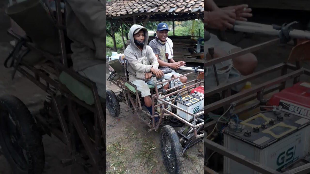 motor di rakit jadi mobil rakitan anak desa YouTube motor di rakit jadi mobil rakitan anak desa YouTube
