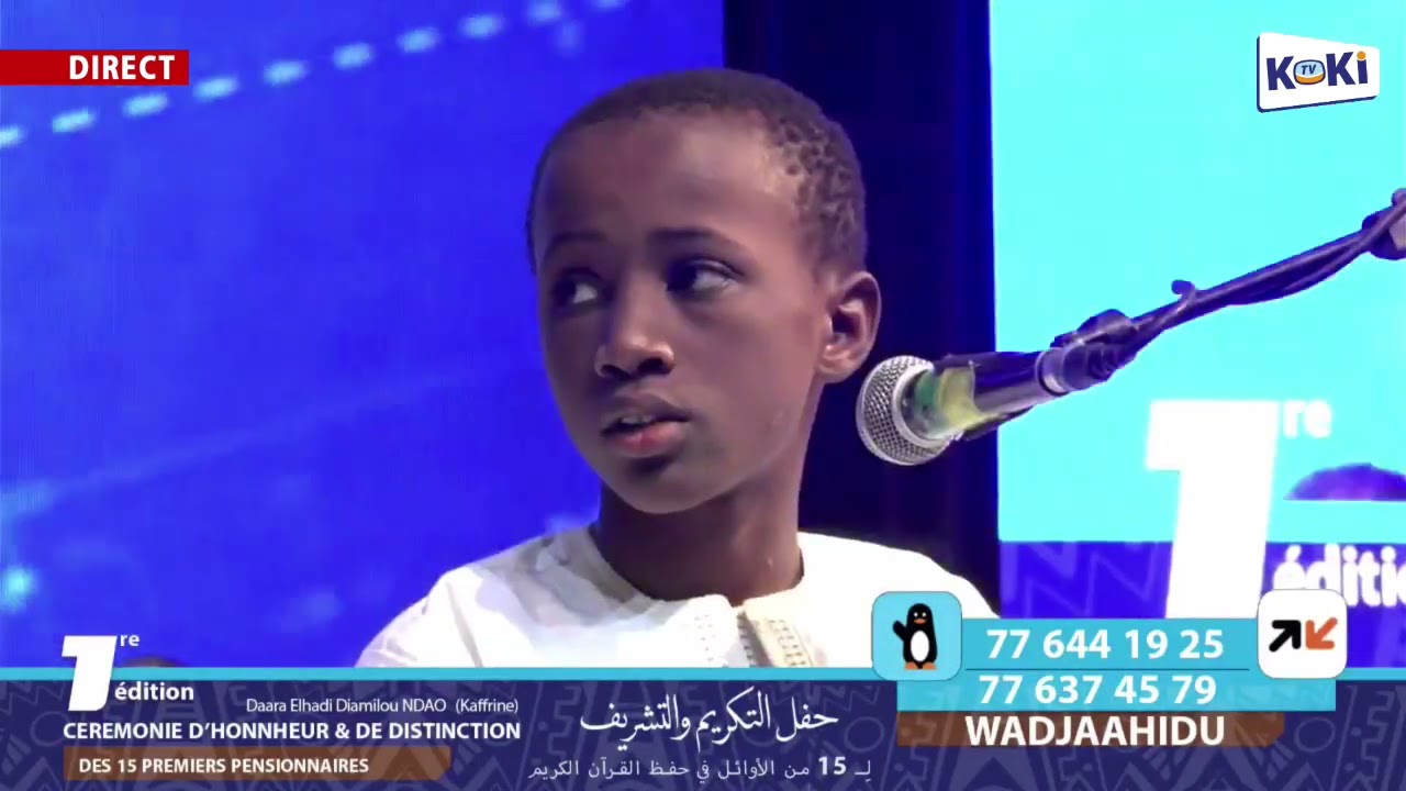 Cérémonie de distinction Daara El hadji Diamilou Ndao de Kaffrine au Grand théâtre.