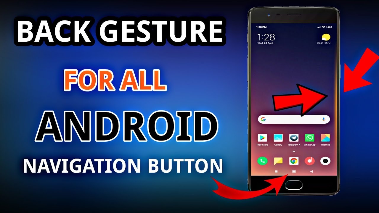 [ No ROOT ] How To Use Back Gesture with Navigation Button 😲🔥 - YouTube