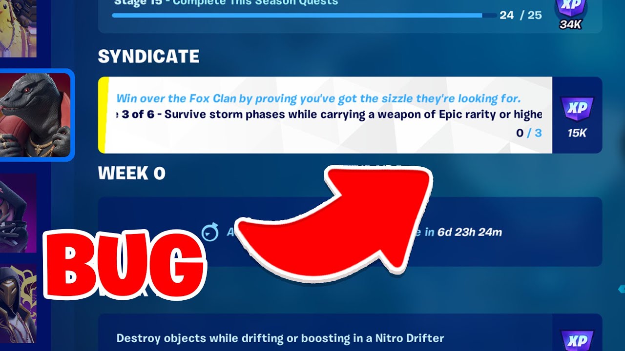 Survive Storm phases while carrying a weapon of epic rarity or higher Fortnite