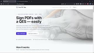 Sign PDF with QES Online — Smart Card, eIDAS-Compliant Sign PDF with QES Online — Smart Card, eIDAS-Compliant
