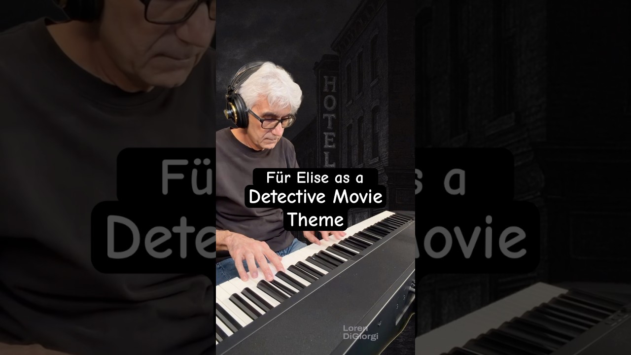 Für Elise, Private Eye? #filmnoir #mashup #fürelise #piano