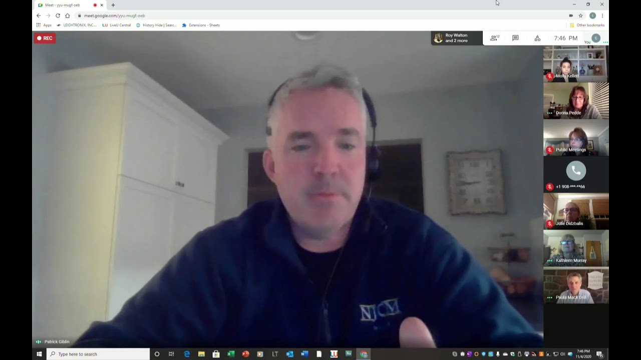 Cranford Township Planning Board meeting YouTube