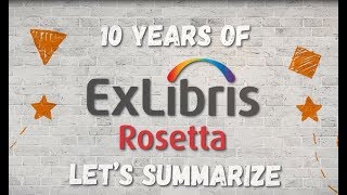 RAG 2017: Rosetta Product Update & Roadmap from Dvir Hoffman & Adi Alter