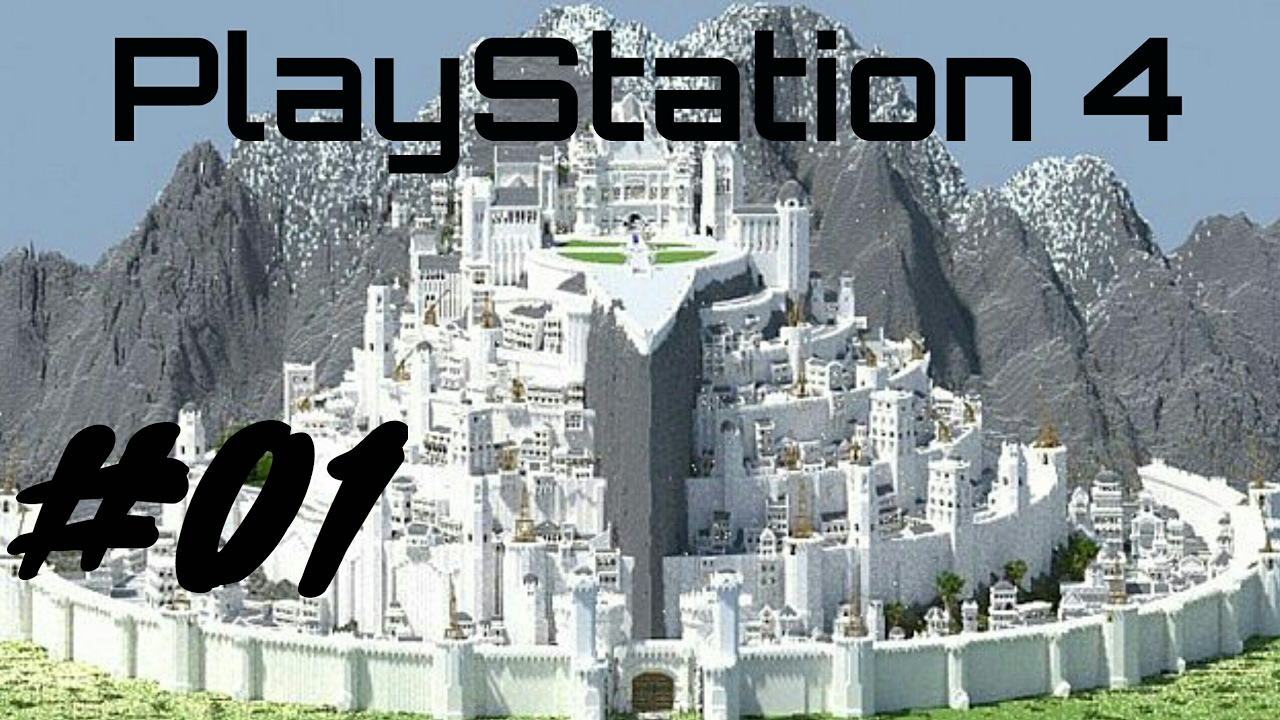 Minecraft Hobbit Schloss #01 Tutorial (German/Deutsch 