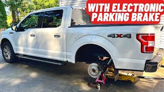 F-150 Rear Brake Rotor and Pad Replacement  (With Electronic Parking Brake)