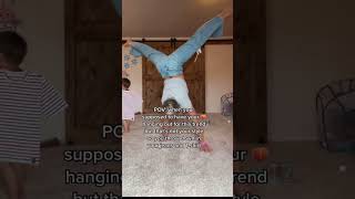 When you take a handstand away from a Gymnast!…