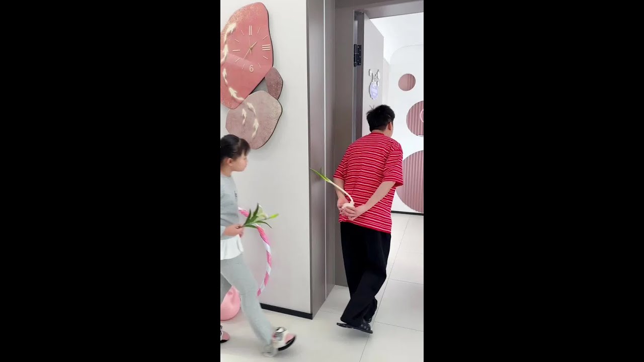 Father and daughter funny video baby story cute baby