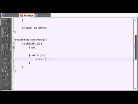 FREE AJAX Tutorial   23   Setting up the Process Function