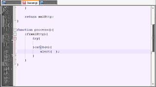 FREE AJAX Tutorial   23   Setting up the Process Function