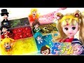 リカちゃん❤セーラームーンに変身してスライムパレットを手作りDIY❤ゆっきーわーるど❤おもちゃ❤アニメ❤Slime pallet