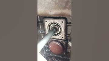 The sound of broken bearing in gearbox