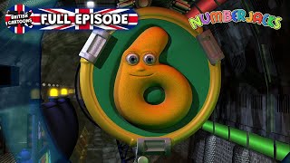 Tricky Sixes | Numberjacks | Season 1, Episode 25 | ZeeKay British Cartoons