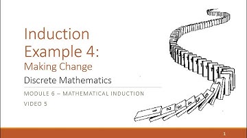 M6 V5 Induction Example 4 - Making Change Inductive Coin Problem