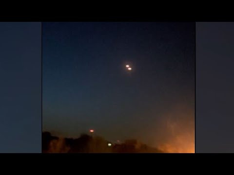 Raw video | Flashes in sky as Iran intercepts Israel attack