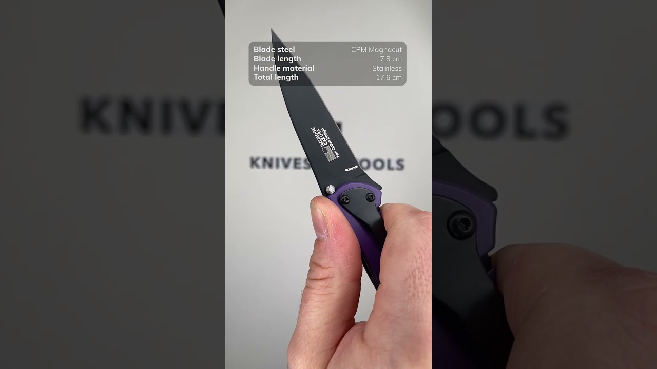 Kershaw Leek 1660EDGE Black CPM MagnaCut, Limited Edition pocket