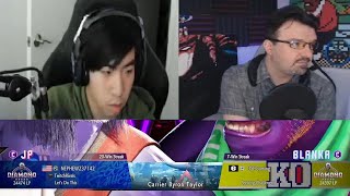 DSP Vs Nephew in Street Fighter 6, with both perspectives