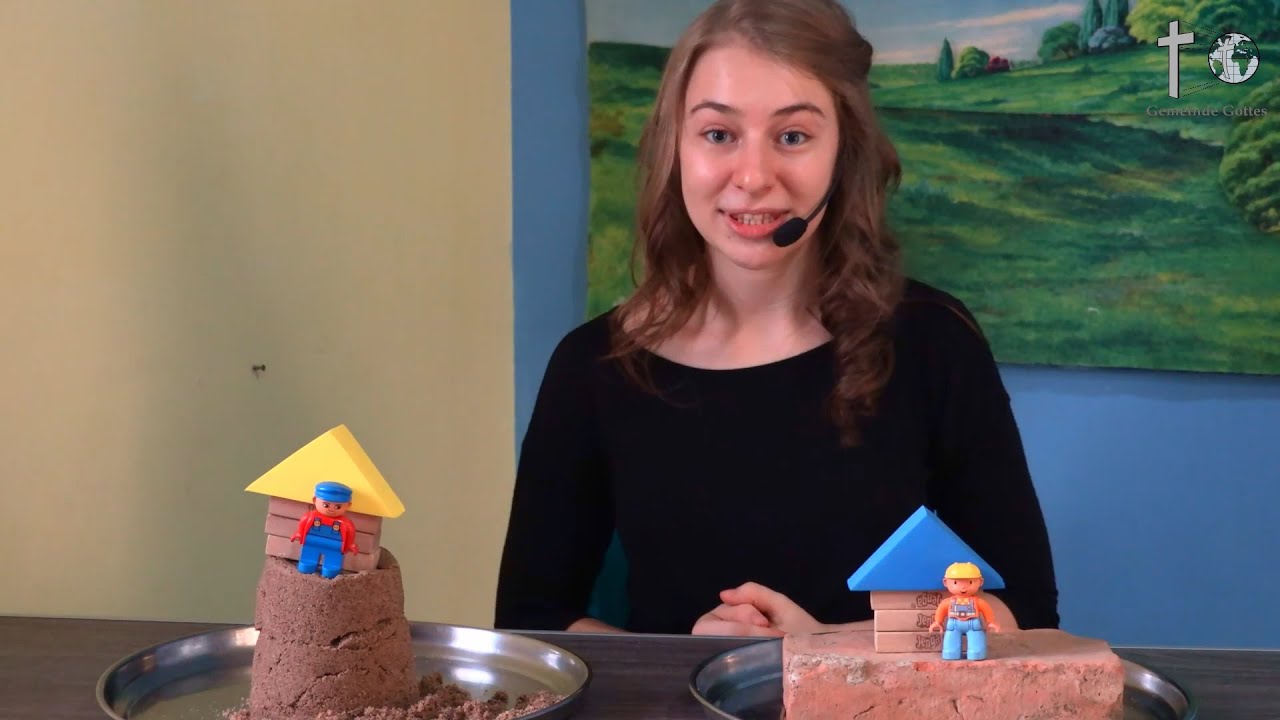 Sonntagschule - Der Kluge baut sein Haus auf Fels (