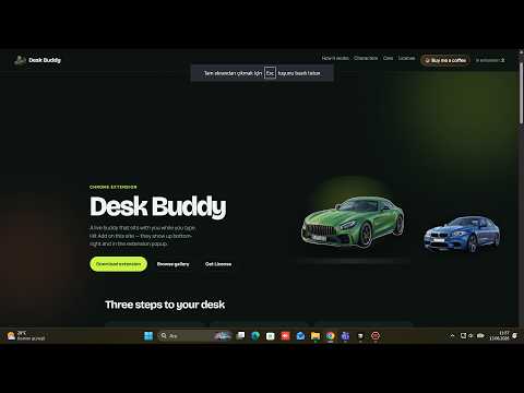 TÜRK GELİŞTİRİCİDEN MASAÜSTÜNE DİJİTAL DOKUNUŞ: "DESK BUDDY" YAYINLANDI